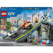 Duca Store City Senin Kuralların: Yarış Arabası Rampa Parçası 60460-6 Yaş ve Üzeri Çocuklar Için Sürücü Minifigürü Içeren Yaratıcı Oyuncak Yapım Seti, Doğum Günü Hediyesi (436 Parça)