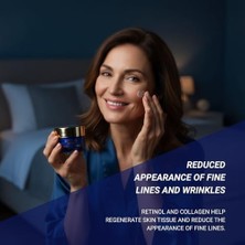 Duca Store Age Reverse Kırışıklık Karşıtı Gece Kremi 50 ml – Retinol, Kolajen, Hyaluronik Asit ve Bitkisel Kompleks Içerikli – Sıkılaştırıcı ve Dolgunlaştırıcı Etki