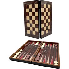 Bıyıklı Tobacco Eser Polyester Tavla - Orta Boy