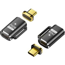 Duca Store 240W Pd3.1 Manyetik Usb-C Adaptör | 40GBPS Usb4.0 Veri Aktarımı | Tam Fonksiyonlu ve Çok Yönlü Otget