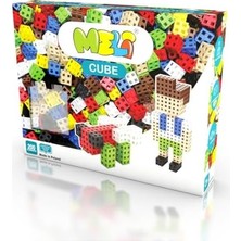 Duca Store Meli 200 Adet Küp Yapı Taşı Seti, 3 Yaşından Büyük Çocuklar Için Yaratıcı Oyuncak, 3D Yapı, 8 Renk, 2 x 2 x 2 Cm, Bpa Içermez, Ce Sertifikalı, Yaratıcılığı Teşvik Eder