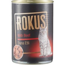 Duca Store Rokus Dana Etli Konserve Kedi Maması, 410 gr
