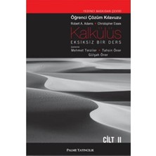 Duca Store Kalkülüs Eksiksiz Bir Ders: Öğrenci Çözüm Klavuzu Cilt Iı