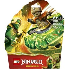 Duca Store Lloyd, Toprak Canavarı Topacına Karşı 71850-6 Yaş ve Üzeri Çocuklar Için Kılıç Aksesuarlı Lloyd ve Kötü Toprak Canavarı Minifigürleri Içeren Oyuncak Yapım Seti, Hediye Fikri (52 Parça)