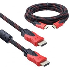 Duca Store PM-9554 3 Metre Yüksek Hızlı 1.4V HDMI Kablosu 1080P-4K-3D Dayanıklı Örgülü Dış Kılıf