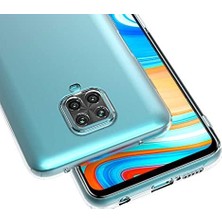 Duca Store Xiaomi Redmi Note 9 Pro ile Uyumlu Kılıf Şeffaf Kamera Korumalı 3D