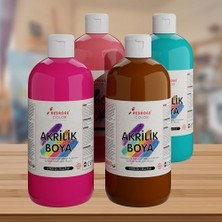Duca Store Tamamlayıcı Renkler Akrilik Boya 4'lü Set 4X500 gr