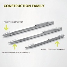 Duca Store Troika PIP22SI PIP22SI Construction Sytlus Mini Tükenmez Kalem Gümüş