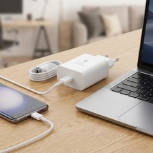 Hereveoyuncak 45W Süper Hızlı Şarj Adaptörü Usb-C Pd 3.0 Pps Fast Charger + 5A Type-C To Type-C Kaablo