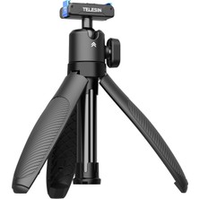 Duca Store Telesın Osmo Action Manyetik Selfie Çubuğu & Tripod | Osmo Action 3/4/5 Pro/osmo 360 Uyumlu Hızlı Çıkarılabilir Mini Tripod & Selfie Stick