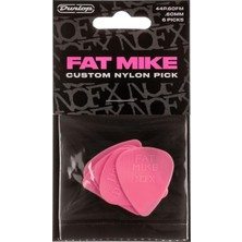 Jim Dunlop 44P.60FM Fat Mike Custom Nylon 6lı Paket Gitar Pena (0.60 Mm) 44P060FM