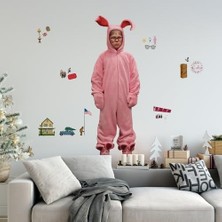 Duca Store A Christmas Story Ralphie Bunny Suit Dev Duvar Çıkartmaları
