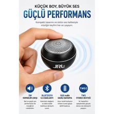 CoverZone Mini Bluetooth Hoparlör, 3W Taşınabilir Kablosuz Speaker, Bluetooth 5.0, 500 Mah Batarya, 4 Saate Kadar Çalma, Tws Stereo Eşleştirme, USB Şarj, 20 Hz-20 Khz | VO-33TF