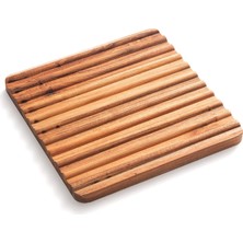 Duca Store Trivet, 2'li Set Akasya Ahşap Bulaşıklık