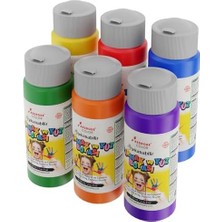Duca Store Ara Renkler Parmak Boyası 6'lı Set 6X60 ml