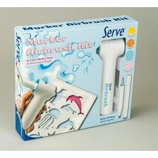 Duca Store Serve Aırbrush Kıt 12 Keçeli Kalem Ile Birlikte