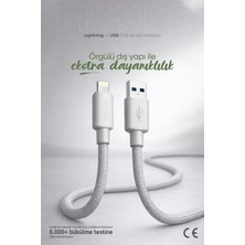 Duca Store 12W Monde Usb-A To Lightning ile Uyumlu Şarj ve Data Kablosu 1m