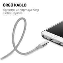 Duca Store Alumicable Micro USB 120CM Şarj Kablosu - Altın (2DK11A)
