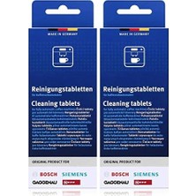 Duca Store 2'li Paket Temizlik Tableti, Kahve Otomatları Için, Termo Sürahiler TCZ6001 2 x 10 Tablet