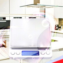 Hereveoyuncak Elektronik 3 kg Kapasiteli Dijital Hassas Kantar Mutffak Tartısı Terazi