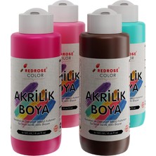 Duca Store Tamamlayıcı Renkler Akrilik Boya 4'lü Set 4X120 ml