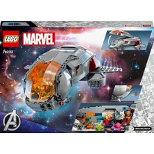 Duca Store Hoopty 76232-8 Yaş ve Üzeri Kız ve Erkek Çocuklar Için Süper Kahraman Hediyesi Fikri, Uzay Gemisi ve 3 Minifigür Içeren Eğlenceli Dekoratif Yaratıcı Oyuncak Yapım Seti (420 Parça)