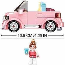 Duca Store Mini Handcraft Party Car Pembe Yapım Seti, 245 Parça