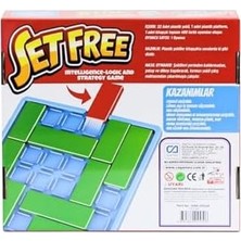 Duca Store Set Free +6 Yaş ve Üzeri Çocuklar Için 3 Seviyeli Eğitici Zeka-Mantık-Strateji Bulmaca Oyunu
