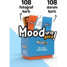 Duca Store Desmond Mooduna Göre Komik Mood Oyunu, Arkadaş ve Aile Için Kutu Oyunu, Kart Oyunu, 216 Kart