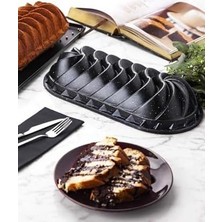 Duca Store Alüminyum Döküm Baton Kek Kalıbı 30 cm Yapışmaz ve Dayanıklı Fırın Kalıbı