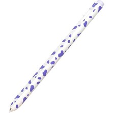 Duca Store Galaxy Tab S Pen Kılıf Pastel Benek Desenli Silikon Mor