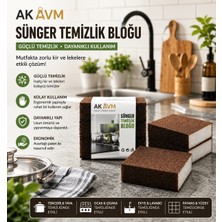 Ak Avm Sihirli Sünger Çok Amaçlı Temizlik Süngeri Inatçı Kir Pas Leke Çıkarıcı Mutfak Banyo