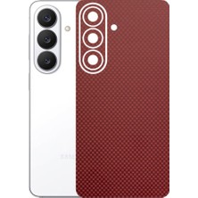 Kapps Samsung S26 ile Uyumlu Fiber Serisi Premium Arka Kapak Kaplama(Kenarlar Yoktur!)