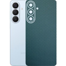 Kapps Samsung S26 Plus ile Uyumlu Fiber Serisi Premium Arka Kapak Kaplama(Kenarlar Yoktur!)