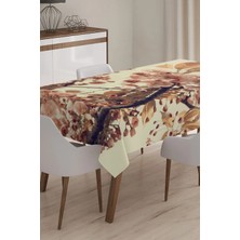 Rem Home Remhome Özel Tasarım 3D Dijital Baskılı Masa Örtüsü - 120 x 140 cm