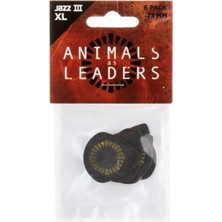 Jim Dunlop AALP04 Tortex Jazz Iıı Xl 6'lı Paket Gitar Pena (0.73 Mm) Animals Javier Reyes