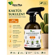 MF Botanik Vera-Plus Kaktüs ve Sukulentler  İçin Özel Sprey Sıvı Bitki Besini 500 ml