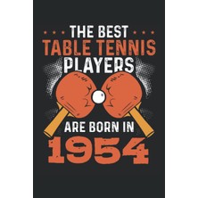 Meks The Best Table Tennis Players 1954: Dot Grid Jounal Todo Exercise Book Or Diary 6" x 9" (15.24 x 22