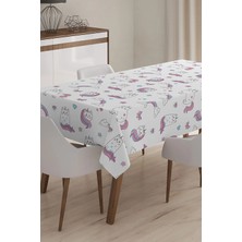 Rem Home Remhome Özel Tasarım 3D Dijital Baskılı Masa Örtüsü - 140 x 180 cm