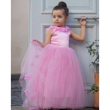 Dodomar Abiye Pembe 9-10 Yaş Özel Üretim Kostüm