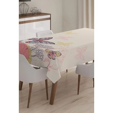 Rem Home Remhome Özel Tasarım 3D Dijital Baskılı Masa Örtüsü - 120 x 140 cm