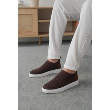 KB-106 Kuback Kahverengi Triko Günlük Erkek Ayakkabı