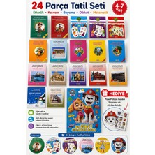 Smg Yayıncılık Tatil Seti 24'lü Etkinlik Kavram Boyama Dikkat Matematik 4-7 Yaş Paw Patrol Hediyeli