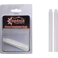 Captain 7629 Transparan Tüp 5gr Cristal Stick 2li Set