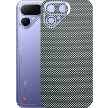 Kapps Tecno Pova Curve 2 ile Uyumlu Fiber Serisi Premium Arka Kapak Kaplama(Kenarlar Yoktur!)
