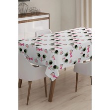 Rem Home Remhome Özel Tasarım 3D Dijital Baskılı Masa Örtüsü - 140 x 180 cm