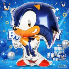 Dodomar Sonic Kirpi Folyo Balon 68X70 cm Lisanslı Doğum Günü Parti Dekorasyon Süsü