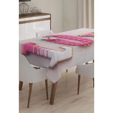 Rem Home Remhome Özel Tasarım 3D Dijital Baskılı Masa Örtüsü - 140 x 180 cm