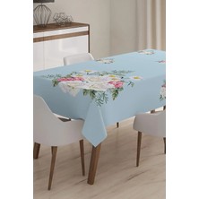Rem Home Remhome Özel Tasarım 3D Dijital Baskılı Masa Örtüsü - 140 x 180 cm