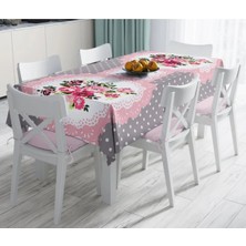 Rem Home Remhome Özel Tasarım Dijital Baskılı Leke Tutmaz Masa Örtüsü 90 x 90 cm